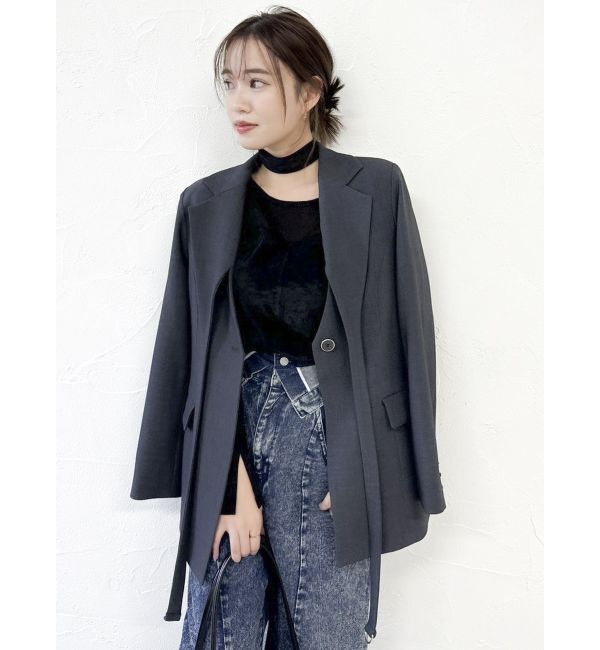 dazzlin「【セットアップ対応】シングルテーラードジャケット」|テーラードジャケット|