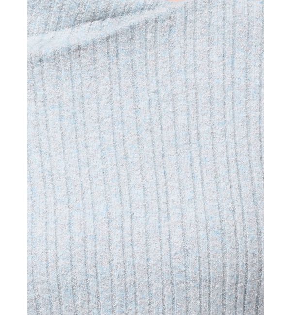 LAGUNAMOON「アシンメトリーネックフレアニットワンピース」|ワンピース|