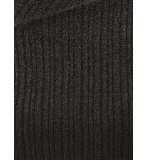 LAGUNAMOON「アシンメトリーネックフレアニットワンピース」|ワンピース|