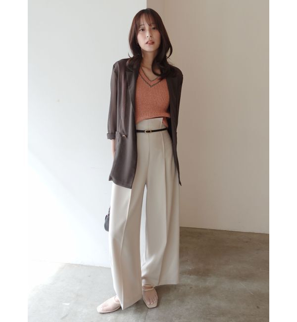 LAGUNAMOON「メッシュダブルテーラードジャケット」|テーラードジャケット|