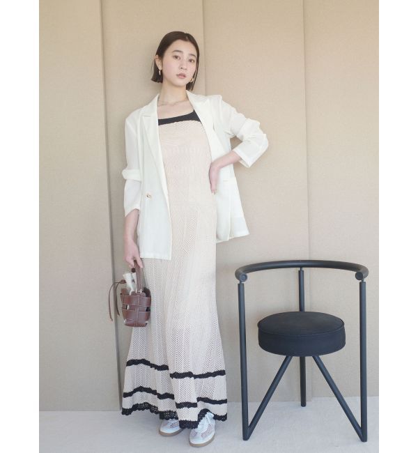 LAGUNAMOON「メッシュダブルテーラードジャケット」|テーラードジャケット|