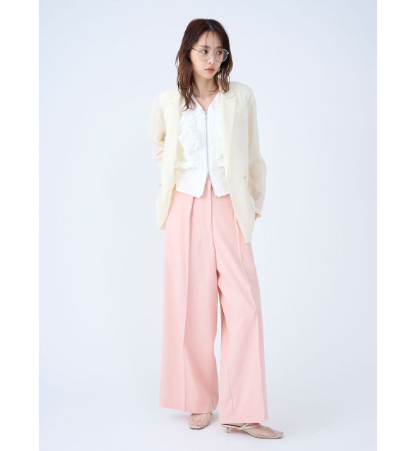 LAGUNAMOON「メッシュダブルテーラードジャケット」|テーラードジャケット|