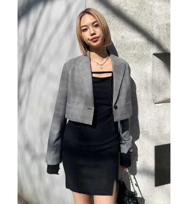 EVRIS「ショートレングスジャケット【セットアップ着用可能】」|テーラードジャケット|