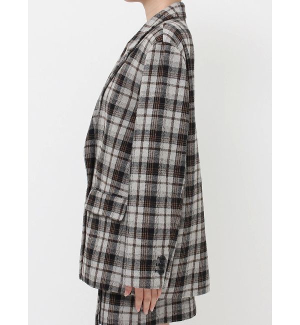 EVRIS「チェックルーズジャケット【セットアップ着用可能】」|テーラードジャケット|