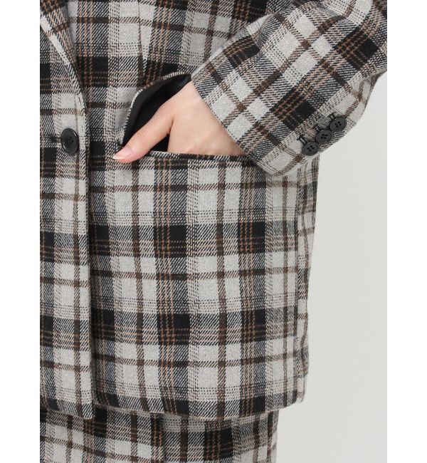 EVRIS「チェックルーズジャケット【セットアップ着用可能】」|テーラードジャケット|