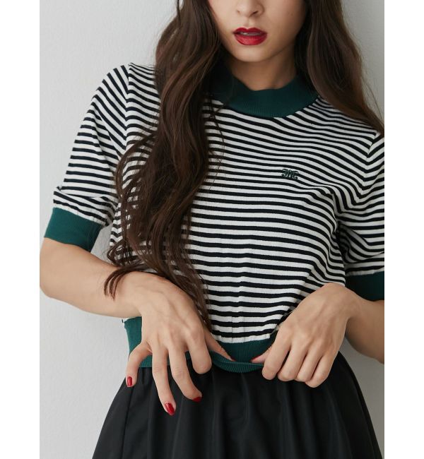 jouetie「ハイネックカラーニット」|ニット・セーター|