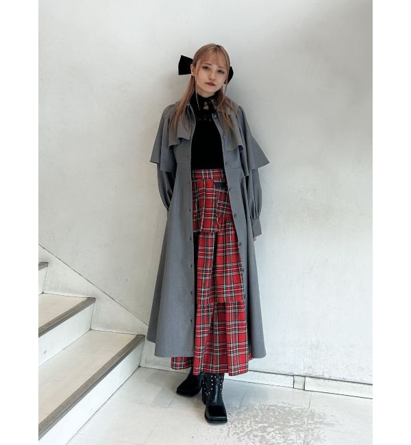 jouetie「ケープロングコートワンピース」|ワンピース|