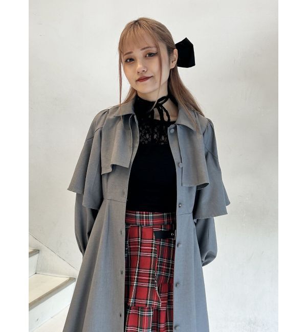 jouetie「ケープロングコートワンピース」|ワンピース|