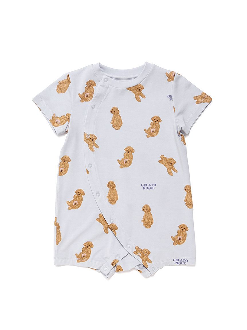 GELATO PIQUE KIDS & BABY「【BABY】ドッグ柄ロンパース」|ロンパース|