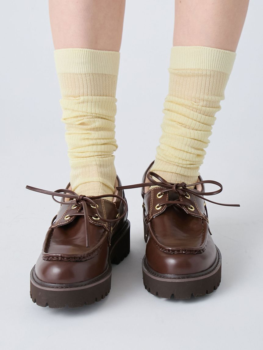 LILY BROWN「トラックソールデッキシューズ」|パンプス|BRW