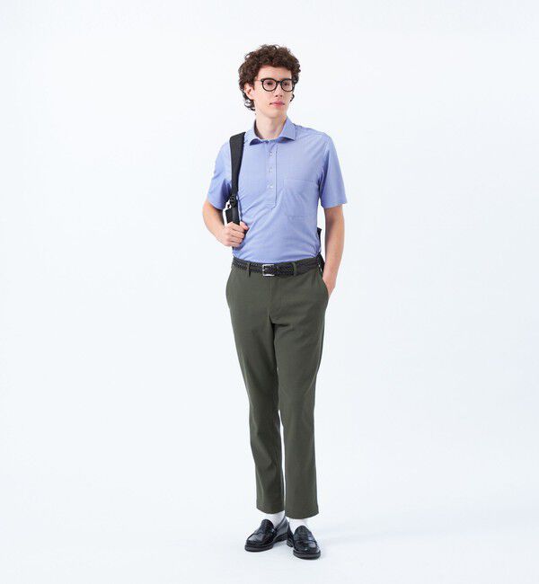 MACKINTOSH PHILOSOPHY「トロッター メランジ鹿の子 カッタウェイポロ」|シャツ・ブラウス|