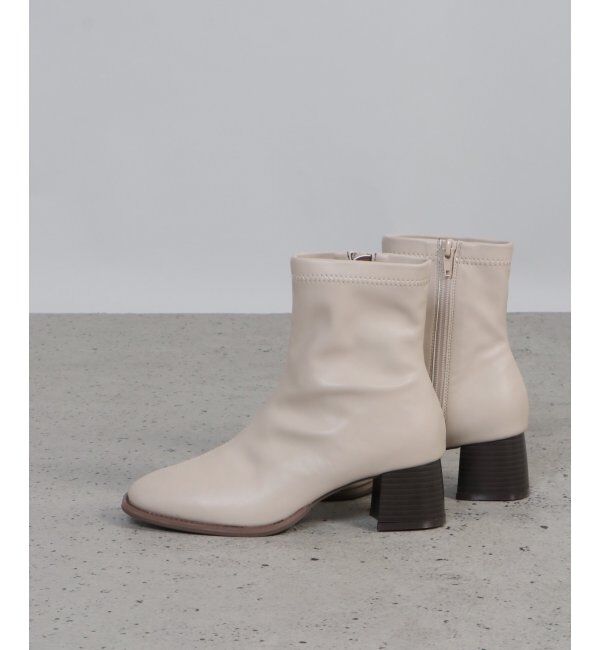 ikka「ストレッチセンンターシームＨＦブーツ」|その他|オフホワイト