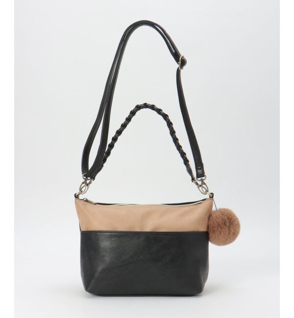 ikka「2WAYバイカラーダブルフェイスショルダーバッグ」|その他|