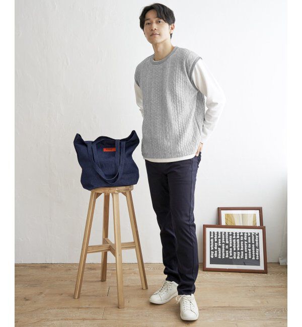 ikka「フクレジャガードフェイクベストロンT」|Tシャツ・カットソー|