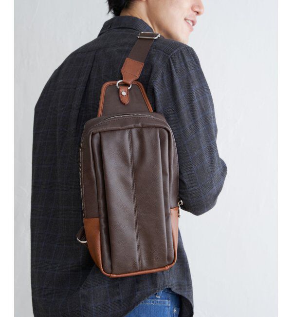 ikka「GPレザータッチボディバッグ」|その他|Dkブラウン