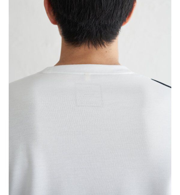 ikka「ブロックスチェックスエード切り替えロンT」|Tシャツ・カットソー|