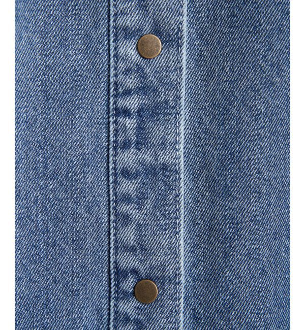 Lbc with Life「コール切り替えデニムジャケット」|ブルゾン・スタジャン|