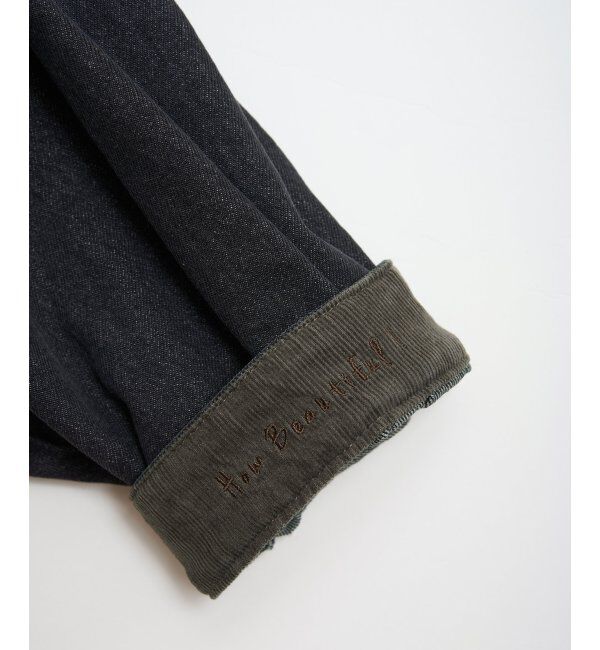 Lbc with Life「コール切り替えデニムジャケット」|ブルゾン・スタジャン|