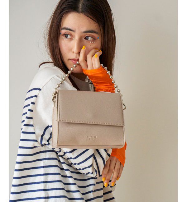 VENCE share style「2WAYスクエアボールチェーンミニショルダーバッグ」|その他|