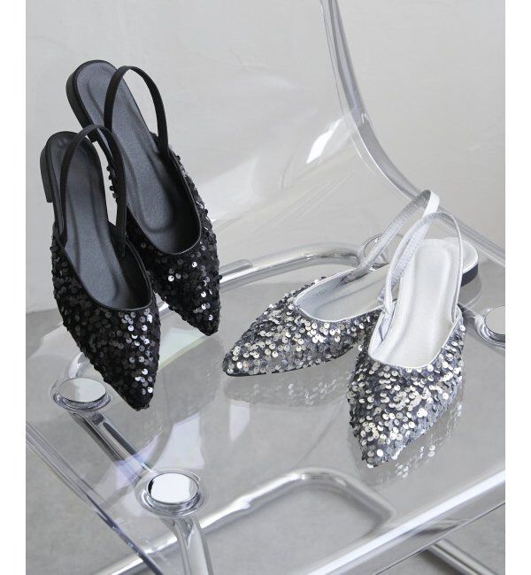 VENCE share style「スパンコールミュール」|その他|