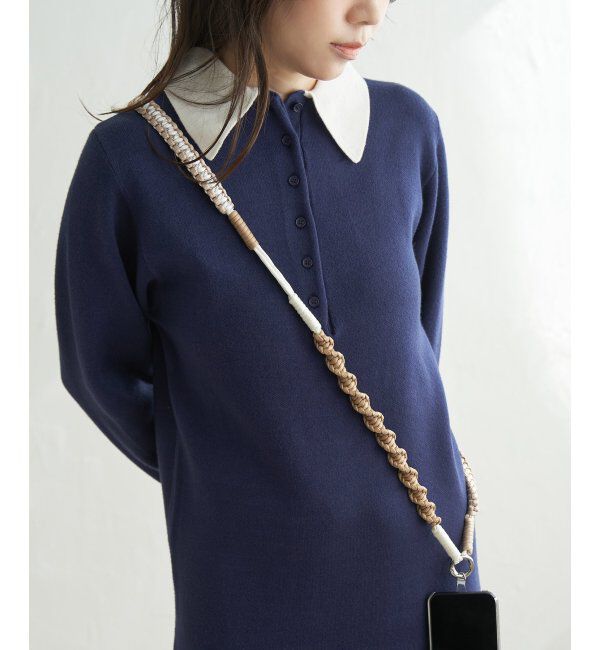 VENCE share style「配色ロープストラップ」|ネックレス|