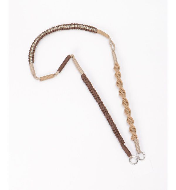 VENCE share style「配色ロープストラップ」|ネックレス|