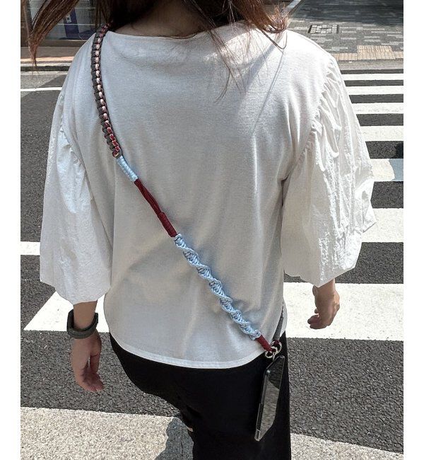 VENCE share style「配色ロープストラップ」|ネックレス|