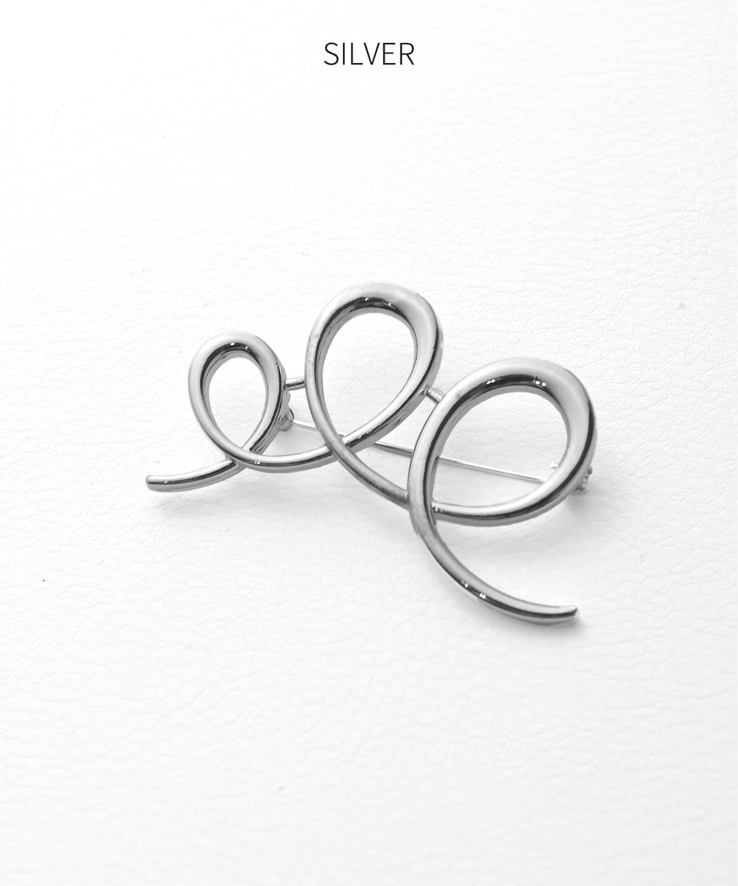 STYLE DELI「試し書きフォルムブローチ」|ブローチ・コサージュ|