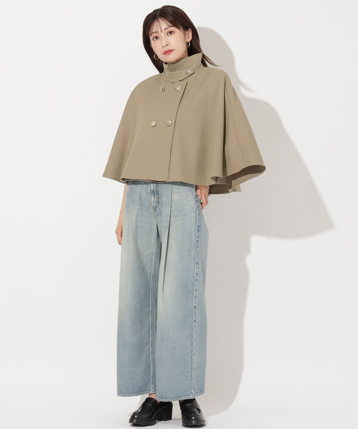 アンドクチュール「ショートケープジャケットコート」|その他|