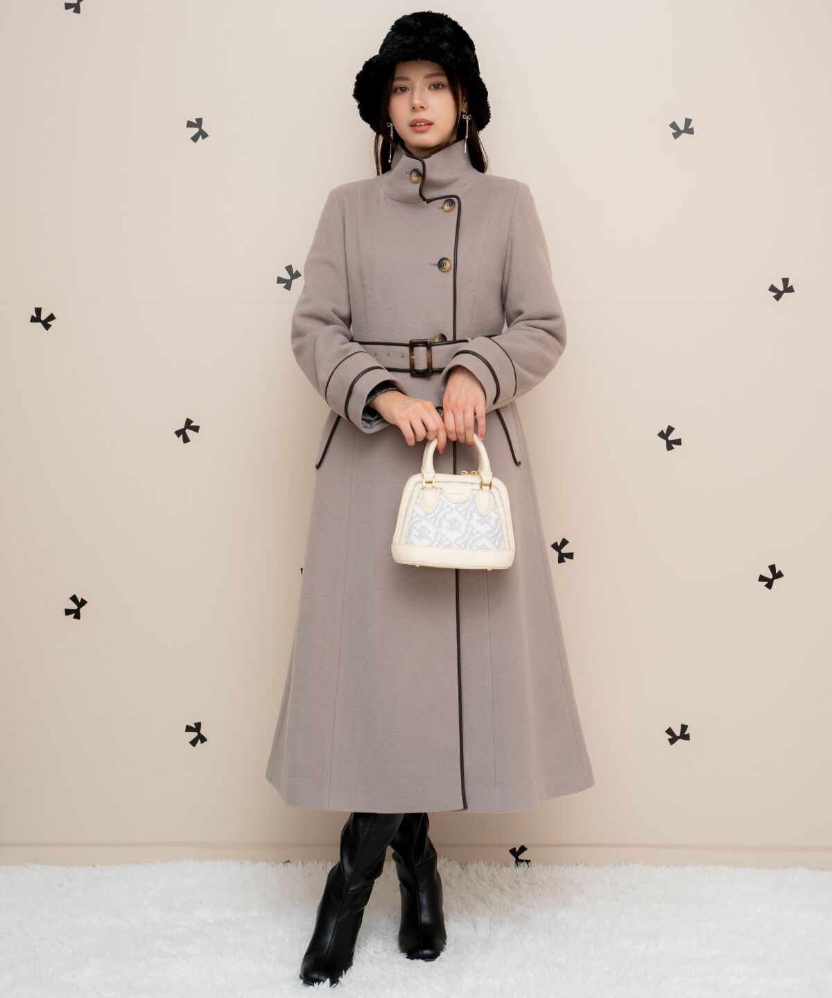 WILLSELECTION「配色ケープコート」|その他|