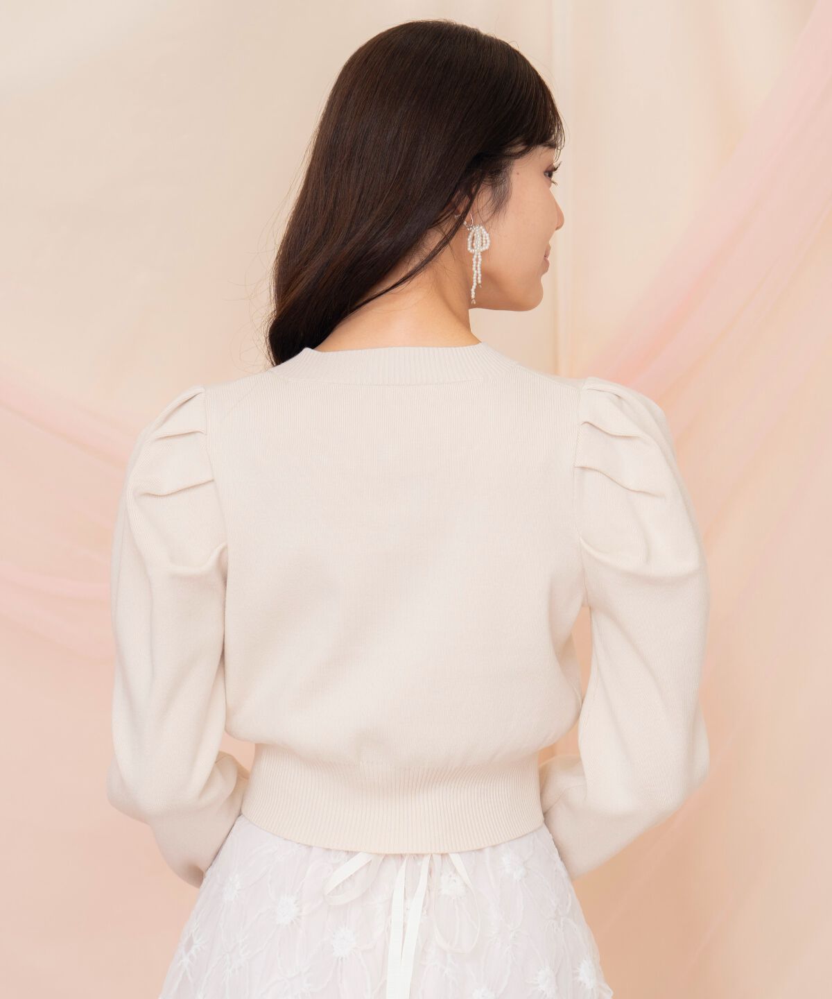 WILLSELECTION「ポケットデザインタックスリーブカーディガン」|カーディガン|