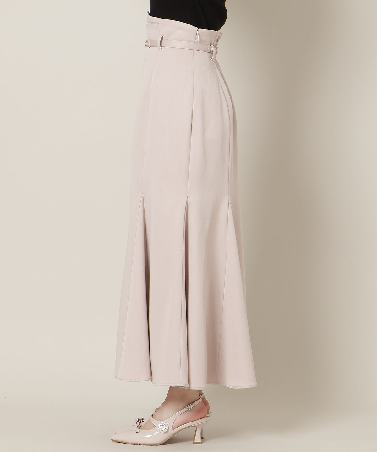 WILLSELECTION「ビットベルト付きマーメイドスカート」|フレア|