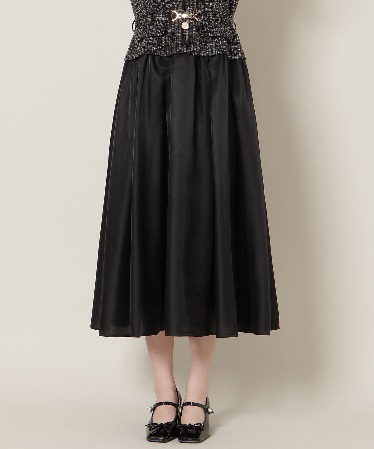 WILLSELECTION「ツイードドッキングジレワンピース」|ワンピース|