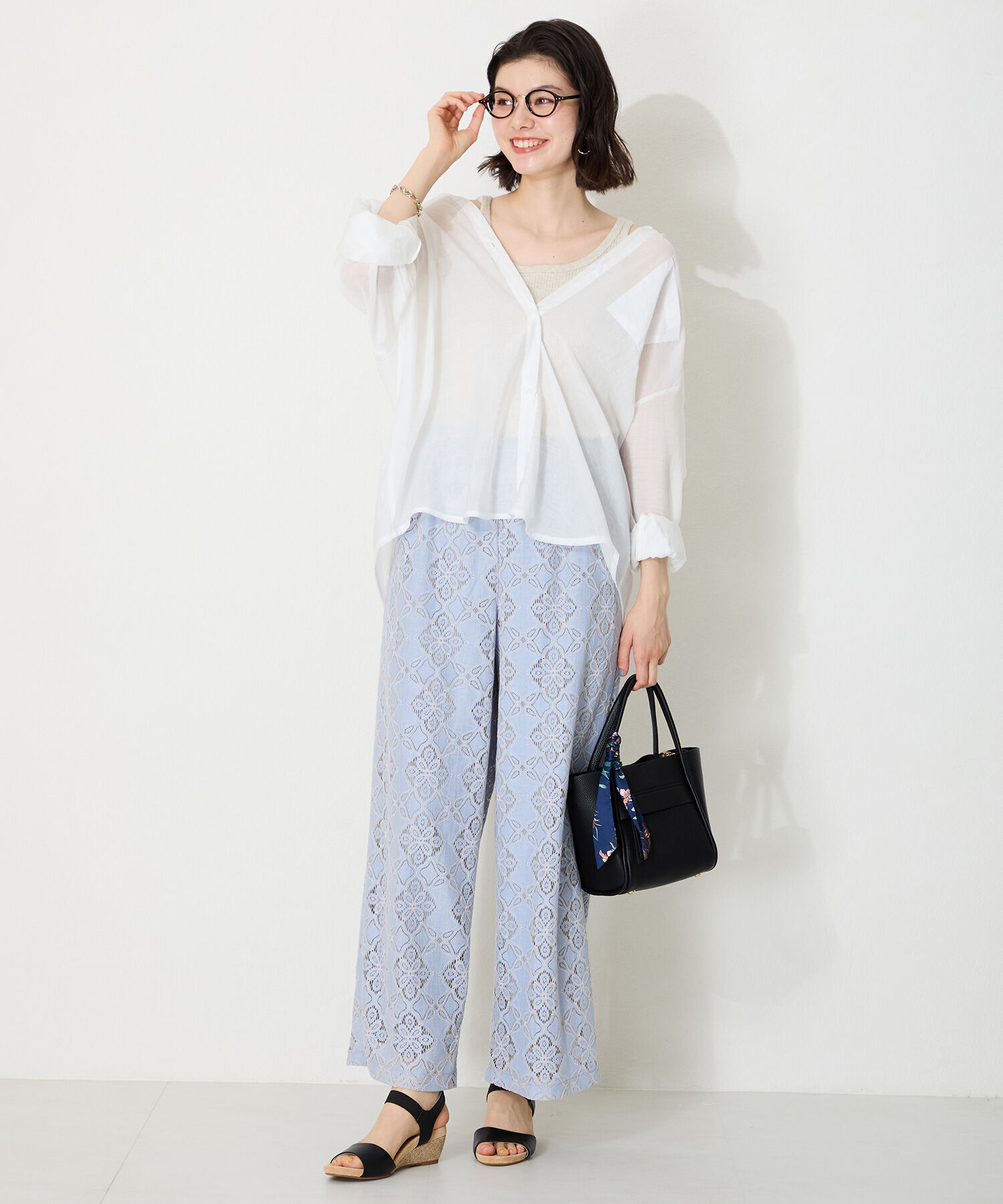 WA Oriental TRaffic「ゴムベルトウエッジサンダル/52216 人気 トレンド クッション」|サンダル|