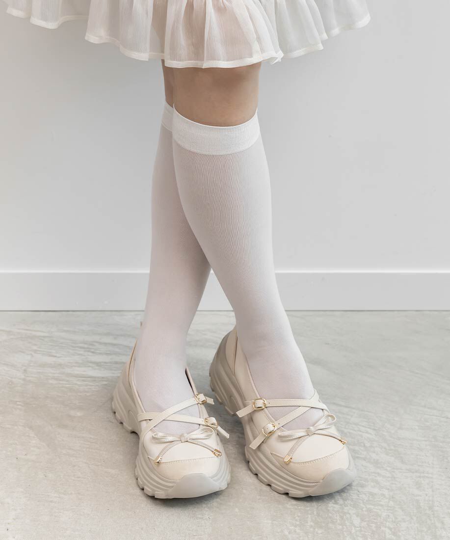  「ボリュームソールトゥシューズライクスニーカー」|スニーカー|