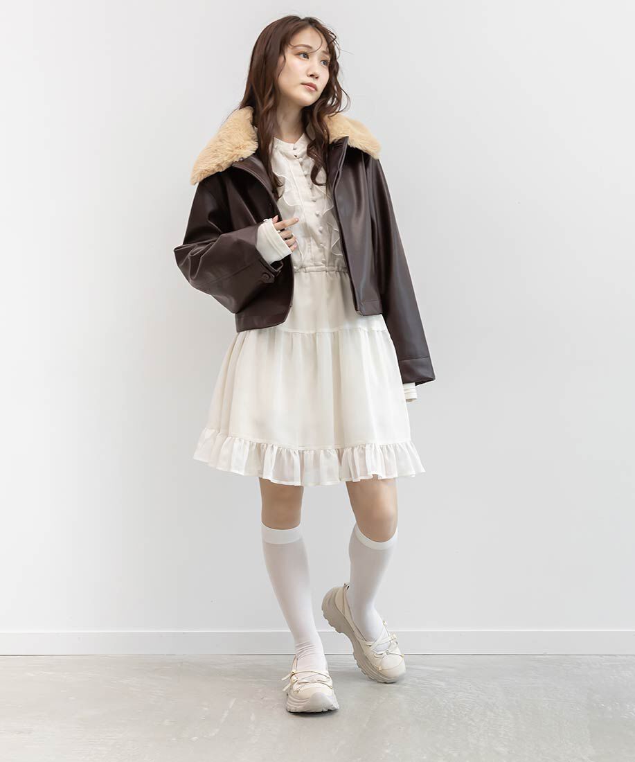  「ボリュームソールトゥシューズライクスニーカー」|スニーカー|