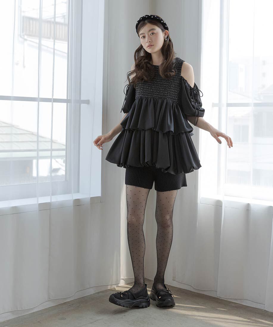  「ボリュームソールトゥシューズライクスニーカー」|スニーカー|