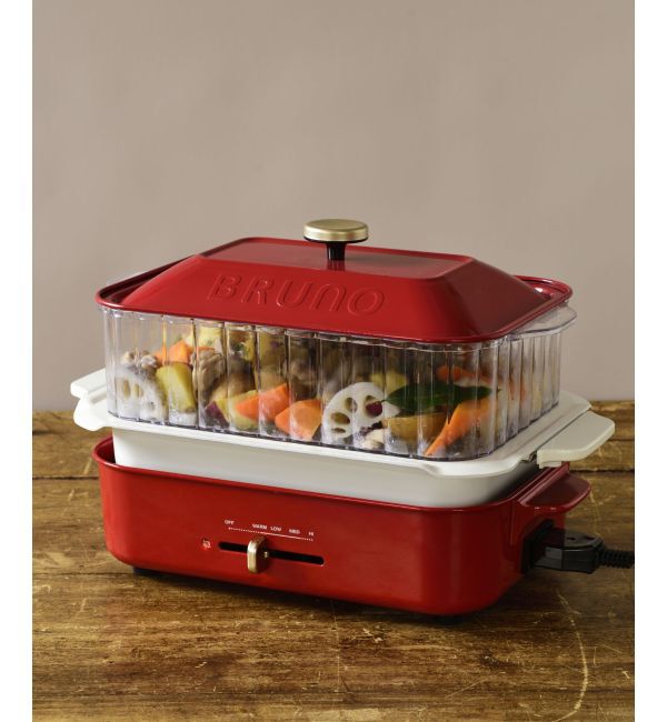 BRUNO「コンパクトホットプレート用スチーマー(1段)」|食器・キッチングッズ|
