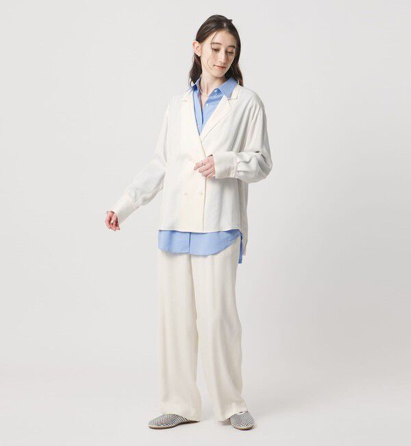 UNITED ARROWS「オープンカラー シャツ ジャケット」|シャツ・ブラウス|