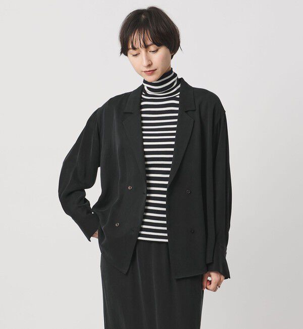 UNITED ARROWS「オープンカラー シャツ ジャケット」|シャツ・ブラウス|