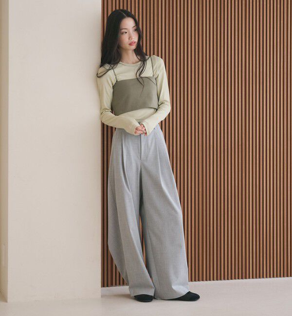 BEAUTY&YOUTH UNITED ARROWS「バックラップタックパンツ ウォッシャブル」|その他|