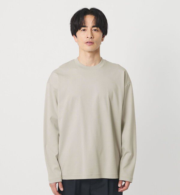 BEAUTY&YOUTH UNITED ARROWS「プラチナ ポンチ クルーネック カットソー 抗菌防臭」|Tシャツ・カットソー|