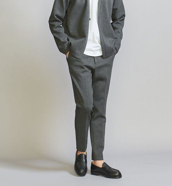 BEAUTY&YOUTH UNITED ARROWS「【WEB限定 WARDROBE SMART】ダブルニット ノープリーツ スラックス パンツ/セットアップ対応	【抗菌・防臭」|スラックス|その他1
