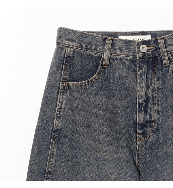 Ray BEAMS 「オーバーダイ デニム パンツ」|デニム|