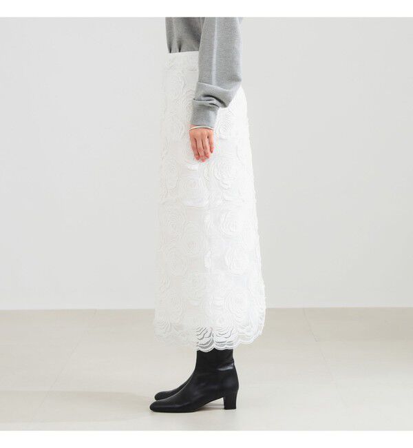 Demi-Luxe BEAMS 「スカラレース タイトスカート」|スカート|