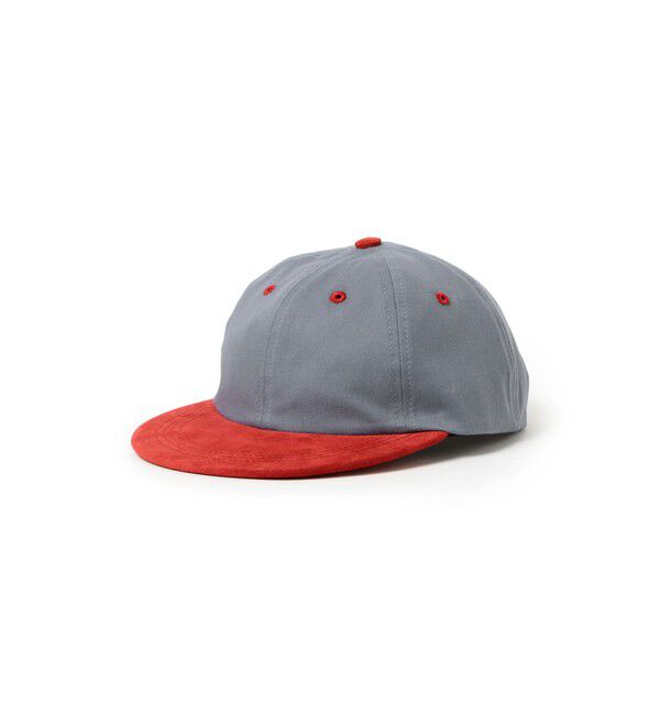 BEAMSBOY「【別注】Winner Caps / スエード &times; ツイル キャップ」|その他|RED
