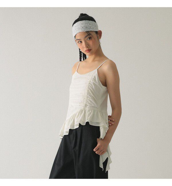 Ray BEAMS 「裾 フレアー キャミソール」|キャミソール|