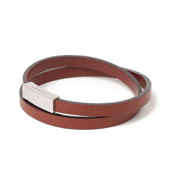 SHIPS any「SHIPS any: レザー マグネット ブレスレット◇」|ブレスレット・バングル|