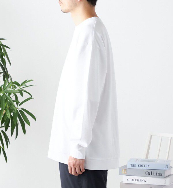 SHIPS any「SHIPS any: ソリッド / ボーダー スウェットライク Tシャツ (ロンT)◇」|Tシャツ・カットソー|