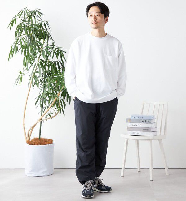 SHIPS any「SHIPS any: ソリッド / ボーダー スウェットライク Tシャツ (ロンT)◇」|Tシャツ・カットソー|